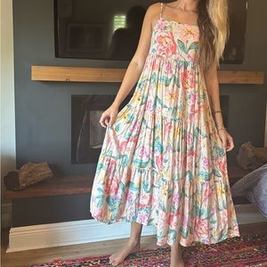 RARE Auguste flowery flowy dress